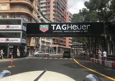 balade sur le circuit de F1 à Monaco